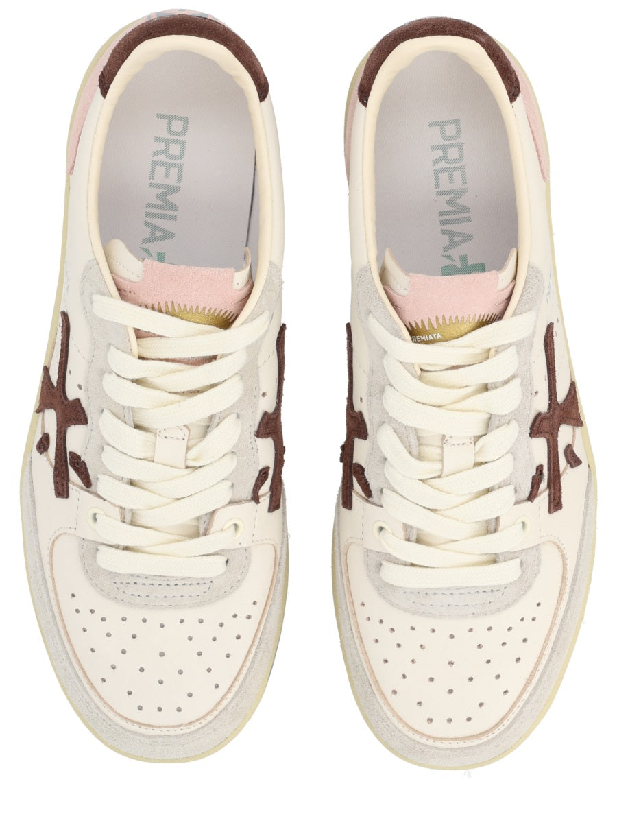 Premiata White Sheepskin Sneaker