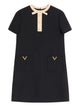 Valentino Wool And Silk Blend Dress