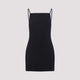 Givenchy Square-Neck Spaghetti-Strap Mini Dress