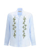 Baziszt Tinees Floral-Embroidered Shirt