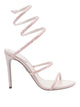 Rene Caovilla Rene' Caovilla Pink Cleo Pump Sandals