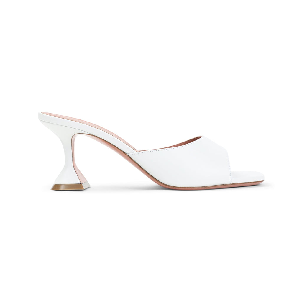 Amina Muaddi White Lupita Slipper 70