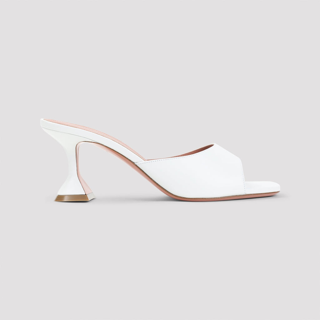 Amina Muaddi White Lupita Slipper 70