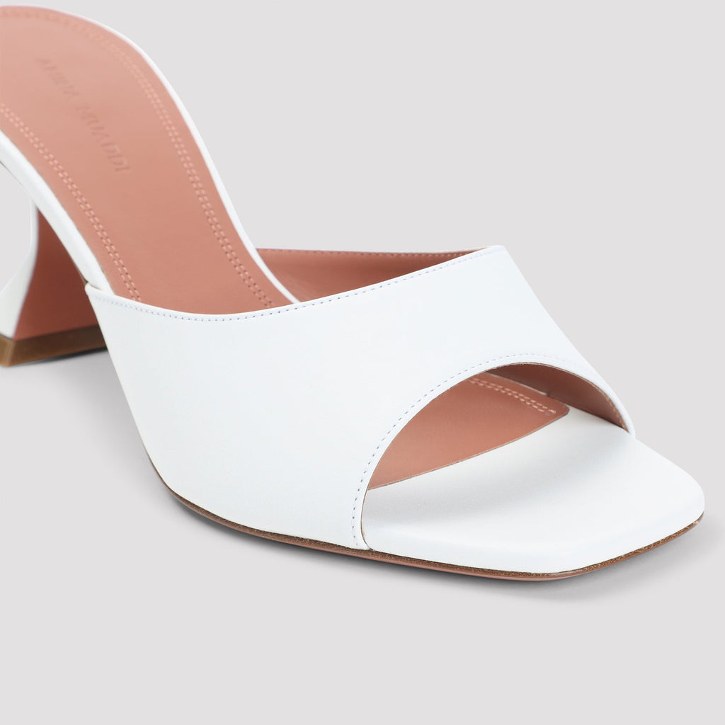 Amina Muaddi White Lupita Slipper 70
