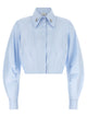 Elisabetta Franchi Cropped Shirt With Charms