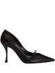 Dolce & Gabbana Black Leather Decollete