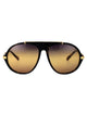 Chloé Havana-Gold-Yellow Acetate Sunglasses