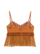 Chloé Brown Silk Top