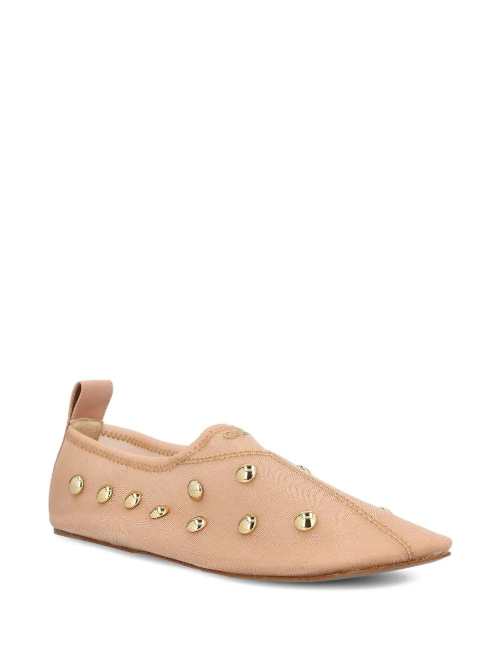 Chloé Pink Mesh Rita Ballerinas