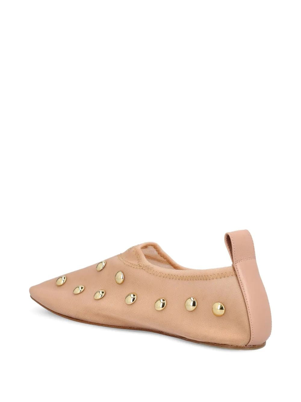Chloé Pink Mesh Rita Ballerinas