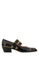 Chloé Black Leather Susan Pumps