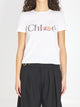 Chloé Baby Fit T-Shirt With Logo In Cotton Jersey