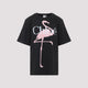 Chloé Oversized Fit Flamingo-Print Cotton Jersey T-Shirt