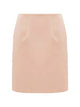 Chloé Short Pink Satin Pencil Skirt