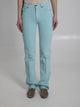 Chloé Straight Jeans In Turquoise Organic Cotton Denim