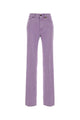 Chloé Straight Jeans In Lavender Organic Cotton Denim
