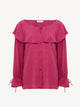 Chloé Tyrian Purple Silk Blouse