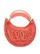 Chloé Summer Banana Rafia Mini Hobo Bag
