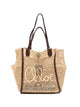 Chloé Double Carry Open-Knit Logo-Patch Tote Bag