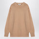 Chloé  Nude Cashmere And Cotton Oversize Jumper