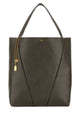 Chloé Dark Grey Leather Large Spin Shopping Bag