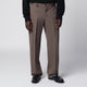Pt01 Taupe Woolblend Trousers