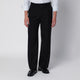 Pt Torino Black Cotton Trousers