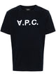 A.p.c. Midnight Blue Cotton T-Shirt