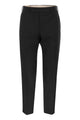 Pt01 Black Wool Tailored Slimfit Trousers