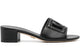Dolce & Gabbana Dg Logo Leather Mules