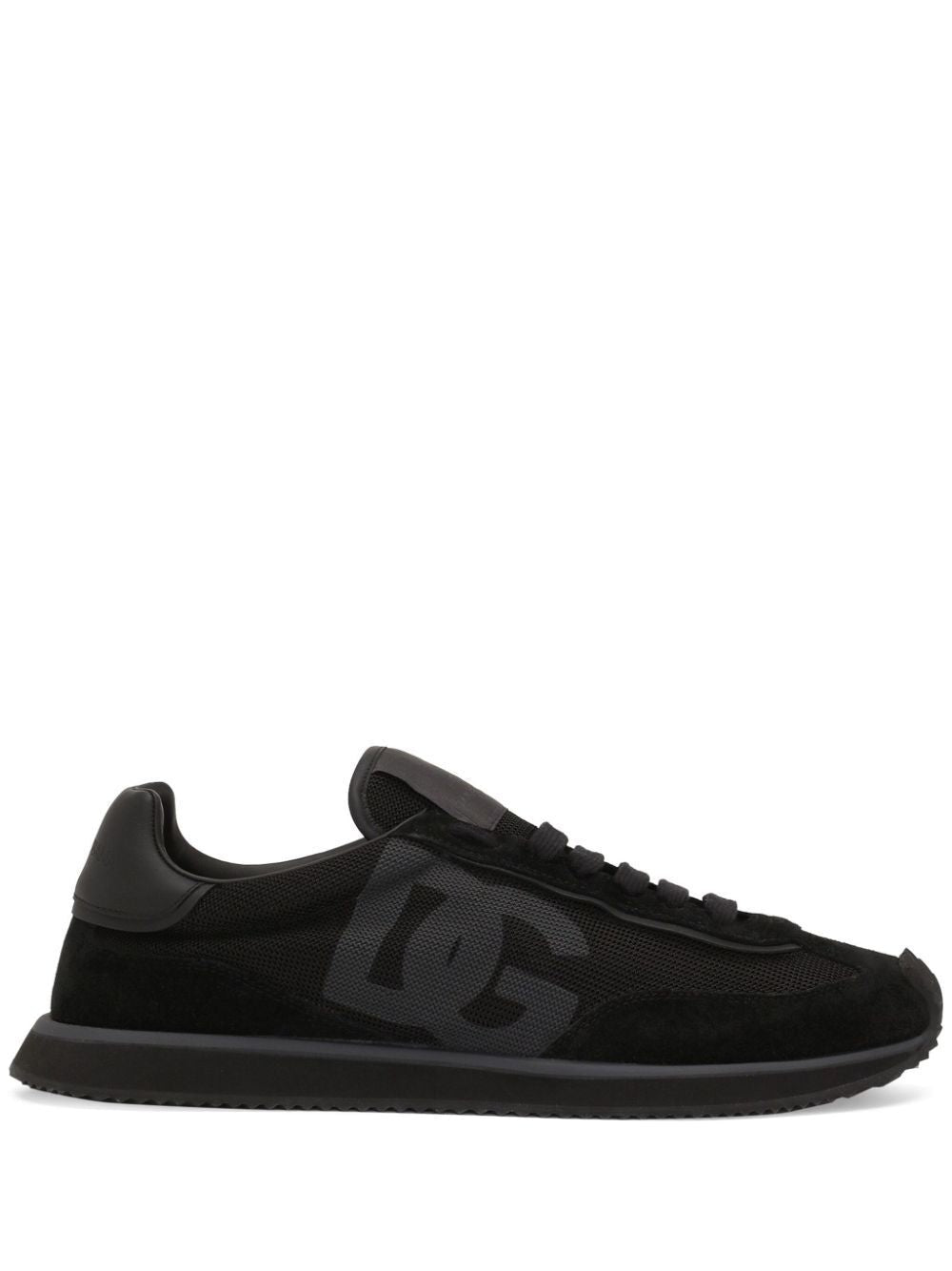 Dolce & Gabbana Suede And Mesh Dg Cushion Sneakers