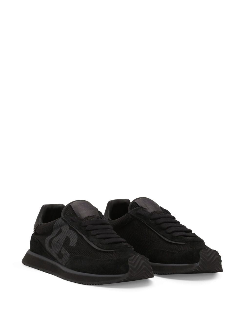 Dolce & Gabbana Suede And Mesh Dg Cushion Sneakers