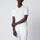 Drumohr Milkwhite Cotton Knit Polo