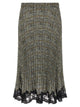 Ermanno Scervino Pleated Skirt With Lace