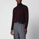Drumohr Black Wool Turtleneck Sweater