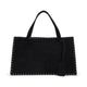 Phoebe Philo Black Silver Stud Cabas Bag
