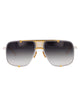 Dita Eyewear White Gold Metal Sunglasses