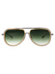 Dita Eyewear Antique Silver - Yellow Gold Metal Sunglasses