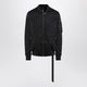 Drkshdw  Black Bomber With Zipper