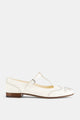 Church's Ballerine Mary Jane En Nappa Ivoire À Studs Brogue T-Strap