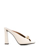 Giuseppe Zanotti Black Lamb Kidskin Cow Sandal