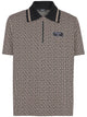Balmain Pb Labyrinth Jacquard Polo Shirt