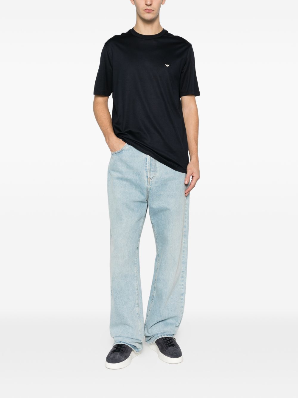 Emporio Armani Cotton Blend T-Shirt