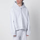 Entire Studios Grey Cotton Zip-Up Hoodie
