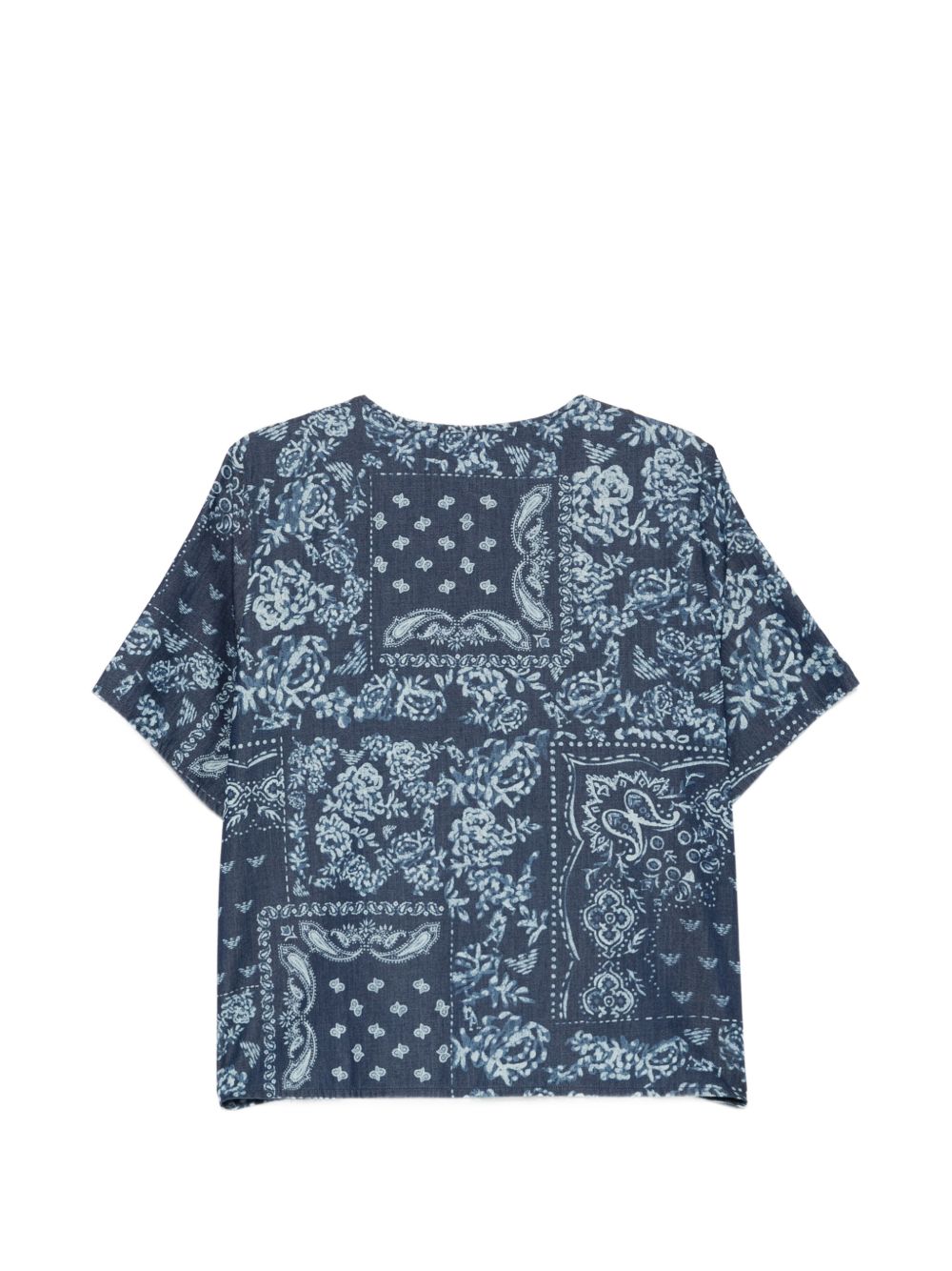 Emporio Armani Printed Cotton T-Shirt