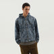 1989 Studio  Denim Marbled Zip Hoodie