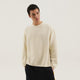 1989 Studio  White Ribbed Sweater With Slits