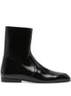 Khaite Glossy Enameled Leather Boot