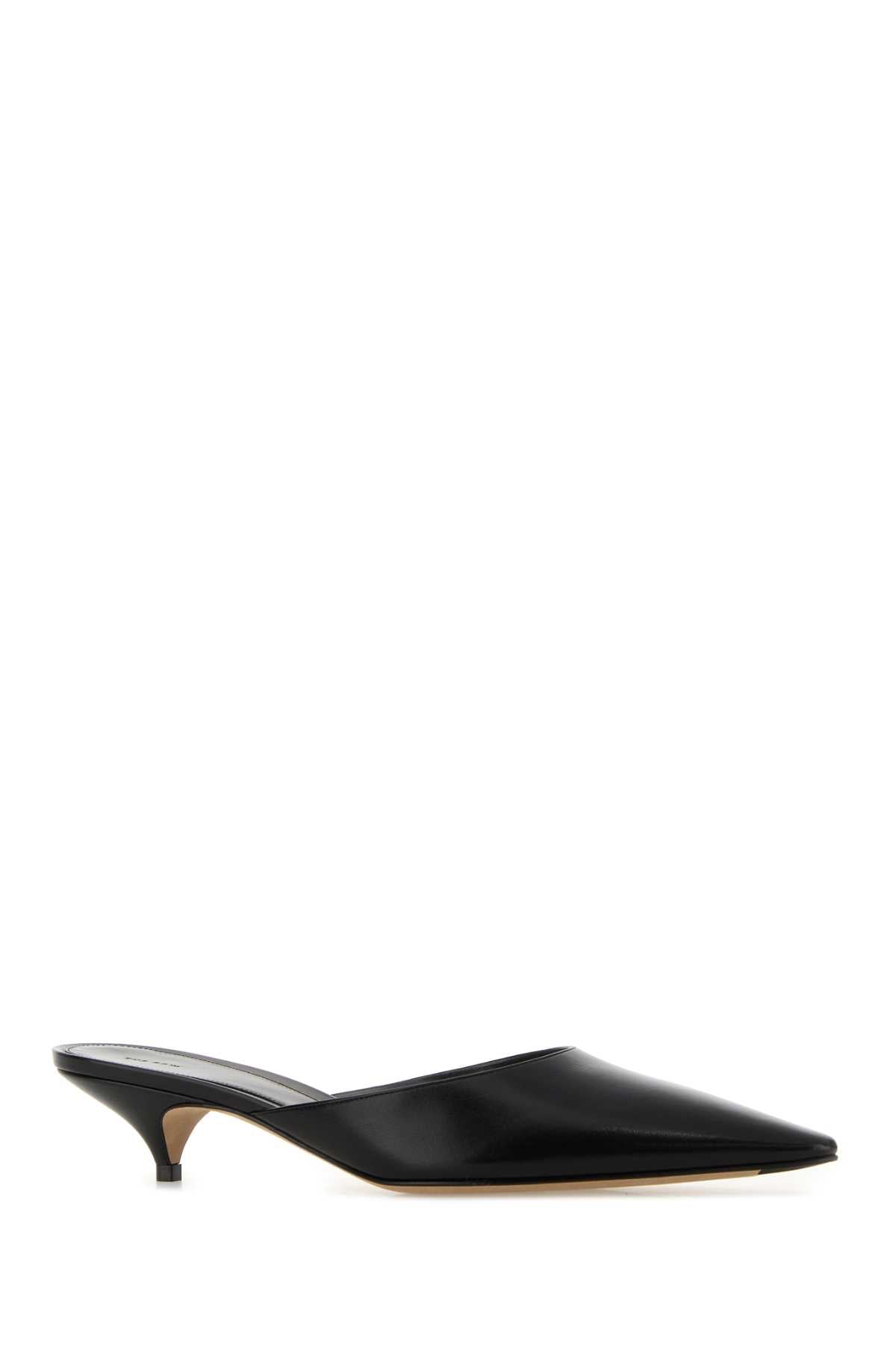 The Row Pointed Leather Mules