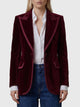 Dolce & Gabbana Turlington Single-Breasted Jacket In Velvet